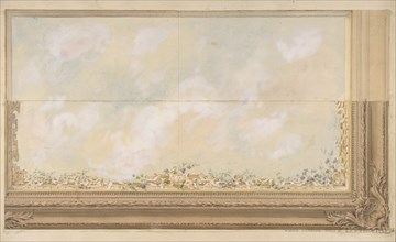 Ceiling Design for the Dining Room of the Duke d'Albe, Madrid, second half 19th century.