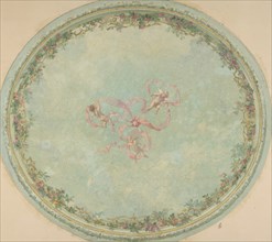 Ceiling Design for the Pless Chateau, Silesia, second half 19th century.