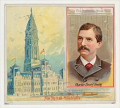 Charles Emory Smith, The Philadelphia Press, from the American Editors series (N35) for Allen & Ginter Cigarettes, 1887.