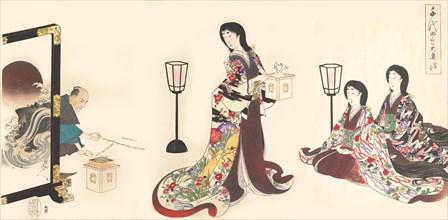 Chiyoda Castle (Album of Women), 1895.