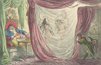 Ci-devant Occupations; or, Madame Talian and the Empress Josephine Dancing Naked before Barrass in the Winter of 1797. - A Fact!, February 20, 1805.