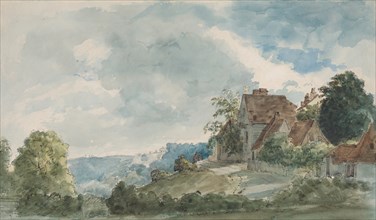 Cottages in an Extensive Landscape, late 1820s.
