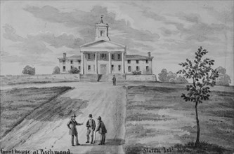 Courthouse at Richmond, Staten Island, New York, ca. 1872.