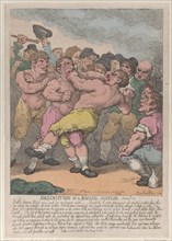 Description of a Boxing Match between Ward and Quirk for 100 Guineas a side, March 1, 1812.