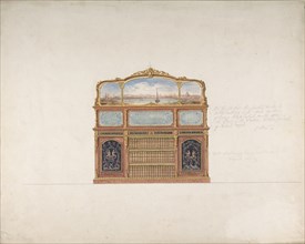 Design for a Cabinet, 1830-90.
