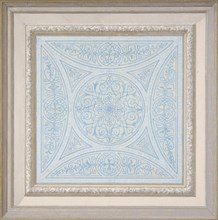 Design for a ceiling paianted in filagree patterns, 1830-97.