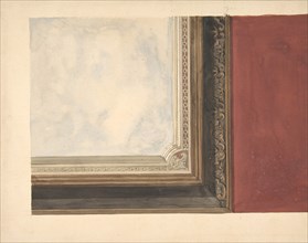 Design for a ceiling painted with clouds, 1830-97.