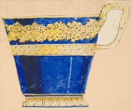 Design for a cup, 19th century.