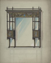Design for a Mirror over a Mantel, 1840-99.