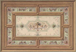 Design for a Painted Ceiling, second half 19th century.