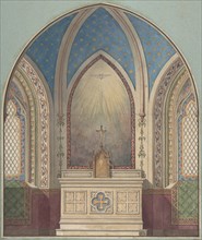 Design for Altar, Saint Clotilde, second half 19th century.
