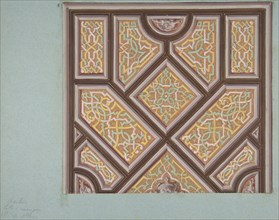 Design for Ceiling Decoration in the Dining Room, Hôtel de Pless, Berlin, second half 19th century.