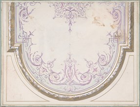 Design for Ceiling of the Duchess of Newcastle's Petit Salon, Hôtel Hope, 1867.