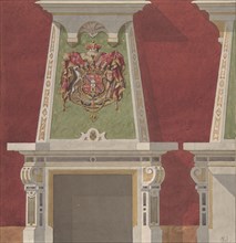 Design for Chimney Piece, Château du Duc de Meternick, Johannisburg, second half 19th century.
