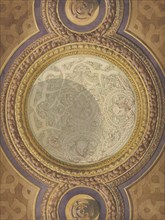 Design for Domed Ceiling for Mme Païva's Chateau at Neudeck, ca. 1877-84.