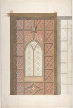 Design for Elevation of Window, Saint Clotilde, second half 19th century.