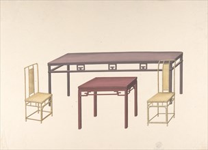 Design for Export Furniture, ca. 1800.