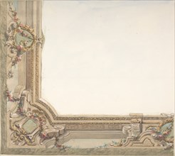 Design for Hall Ceiling, Hôtel de Trévise, second half 19th century.