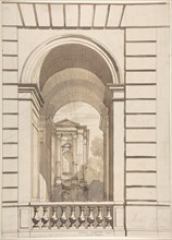 Design for Stable Arches, Hôtel Candamo, ca. 1873.