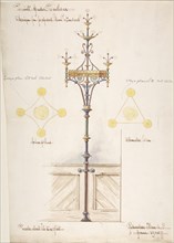 Designs for Nave Standards, St. Jude's Southsea, ca. 1880.