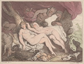 Diana and Her Nymphs Spied on by Satyrs, 1790-1799.
