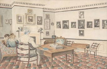 Drawing Room at Hatton, Warwickshire, 1820-30.