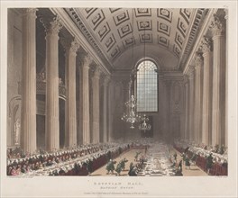 Egyptian Hall, Mansion House, January 1, 1809.