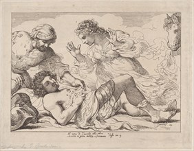 Erminia Discovers the Wounded Tancred (from Tasso, Gerusalemme Liberata), ca. 1790.