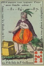 F.e de l'Isle du P. Guillaume from Playing Cards (for Quartets) 'Costumes des Peuples Étrangers', 1700-1799.