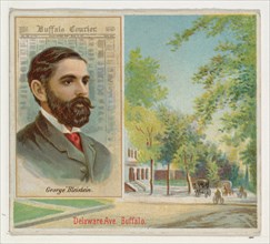 George Bleistein, Buffalo Courier, from the American Editors series (N35) for Allen & Ginter Cigarettes, 1887.