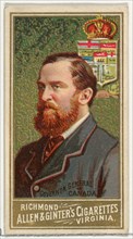 Governor General of Canada, from World's Sovereigns series (N34) for Allen & Ginter Cigarettes, 1889.