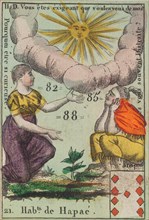 Hab.t de Hapae from Playing Cards (for Quartets) 'Costumes des Peuples Étrangers', 1700-1799.