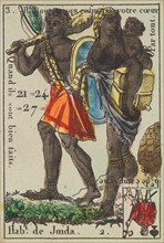 Hab.t de Juida from Playing Cards (for Quartets) 'Costumes des Peuples Étrangers', 1700-1799.