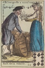 Hab.t de la Suisse from Playing Cards (for Quartets) 'Costumes des Peuples Étrangers', 1700-1799.