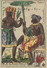 Hab.t de Terre natal from Playing Cards (for Quartets) 'Costumes des Peuples Étrangers', 1700-1799.