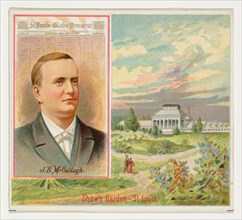 J. B. McCullagh, St. Louis Globe-Democrat, from the American Editors series (N35) for Allen & Ginter Cigarettes, 1887.