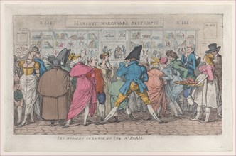 Les Musards de la Rue du Coq à Paris (Dawdlers of the Rue Coq), ca. 1810.