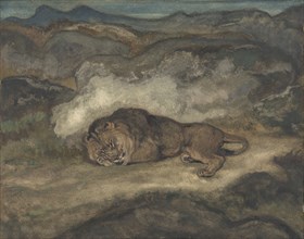 Lion Sleeping, 1810-75.