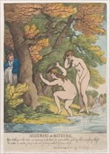 Miseries of Bathing, [April 1, 1808], reissued September 1, 1814.