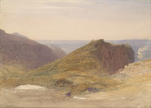 On the North Coast of Devon, Lundy Island in the Distance, ca. 1835.