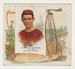 Percy Stone, Cyclist, from World's Champions, Second Series (N43) for Allen & Ginter Cigarettes, 1888.