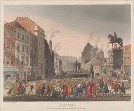 Pillory, Charing Cross, April 1, 1809.