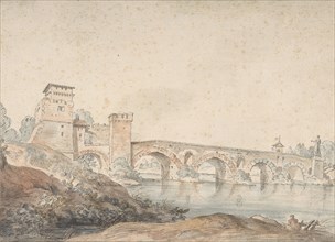 Ponte Molle, Rome, 18th century.
