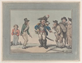 Preparing for a Duel, January 12, 1795.
