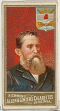 President of the Republic of Colombia, from World's Sovereigns series (N34) for Allen & Ginter Cigarettes, 1889.