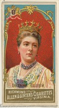 Queen of Belgium, from World's Sovereigns series (N34) for Allen & Ginter Cigarettes, 1889.