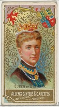 Queen of Denmark, from World's Sovereigns series (N34) for Allen & Ginter Cigarettes, 1889.