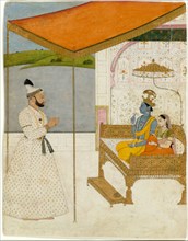Raja Balwant Singh?s Vision of Krishna and Radha, ca. 1745-50.