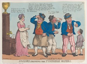 Sailors Drinking the Tunbridge Waters, March 1, 1815.