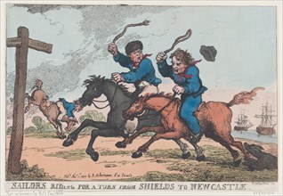 Sailors Riding For A Turn From Shields to Newcastle, November 1, 1804.